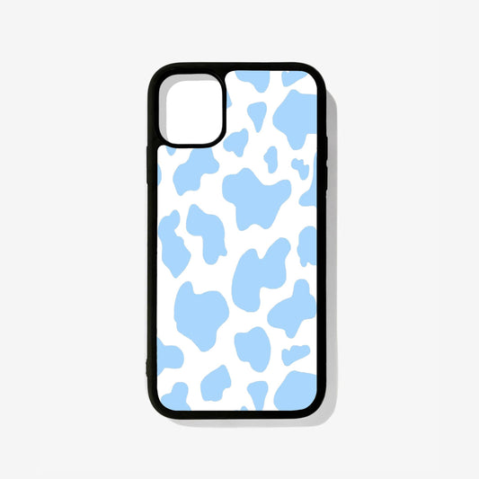 Blue Moo Moo Cow Print