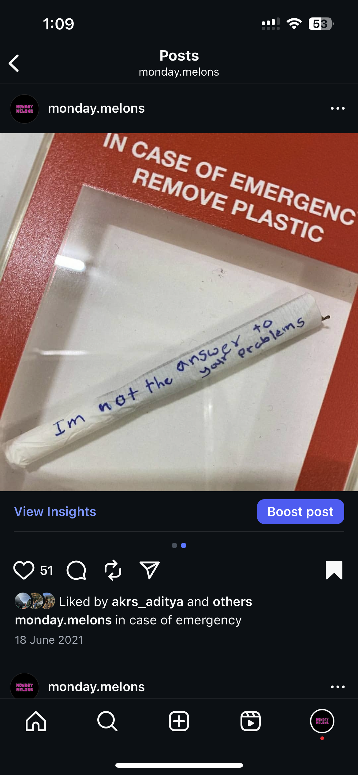 In case of emergency