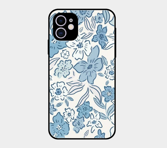 Pastel Blue Flowers