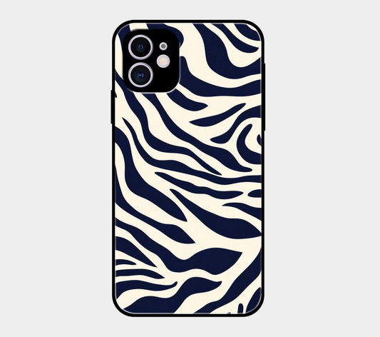 Zebra Print Blue