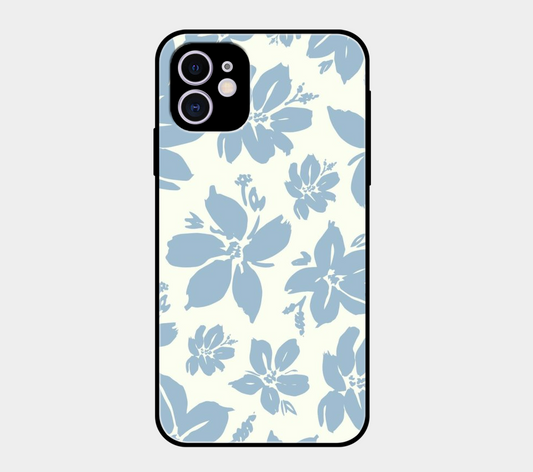 Light Blue Floral Pattern
