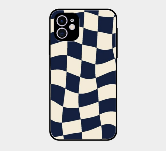 Small Blue Checkboard