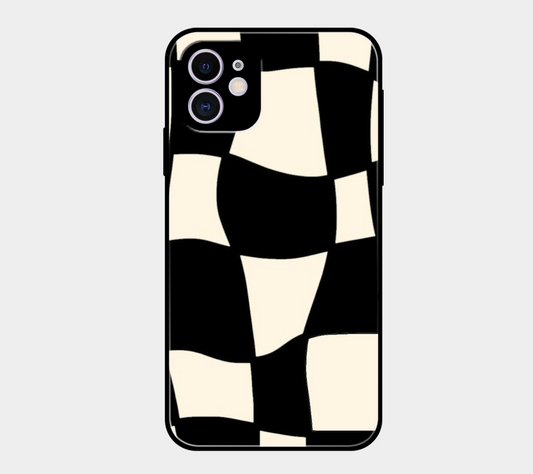 Creme And Black Chess