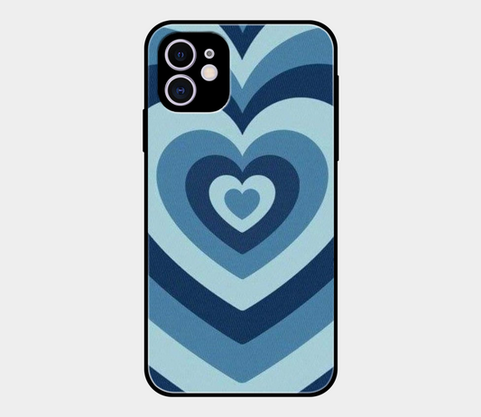 Artistic Blue Hearts