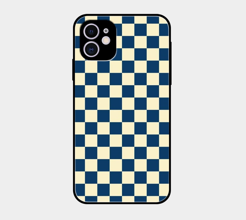 Bluish Mini Check