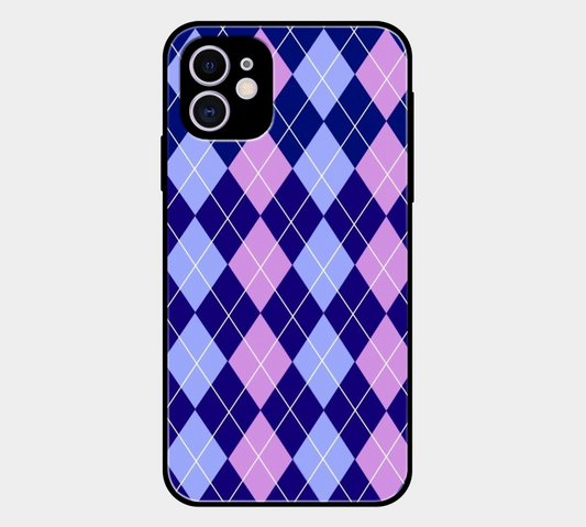 Pink and Blue Check