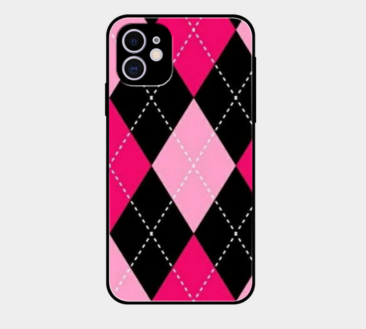 Pink Big Checkboard