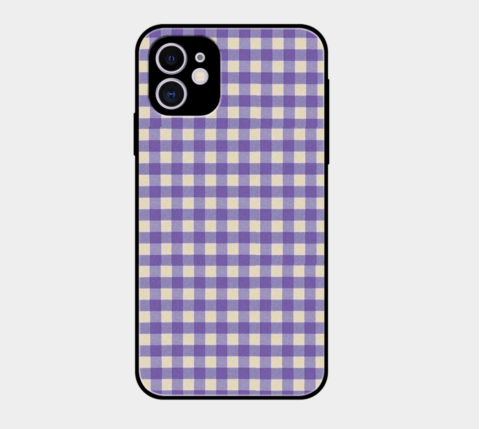 Lilac Small Check Design