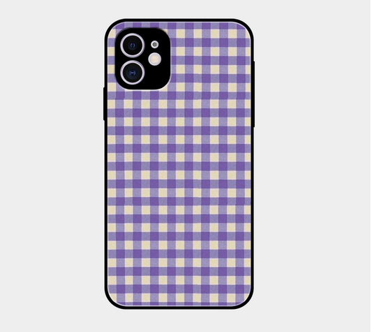 Lilac Small Check Design