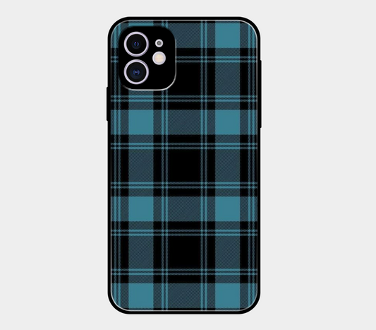 Sea Green And Black Check