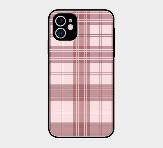 Muted Pink Check