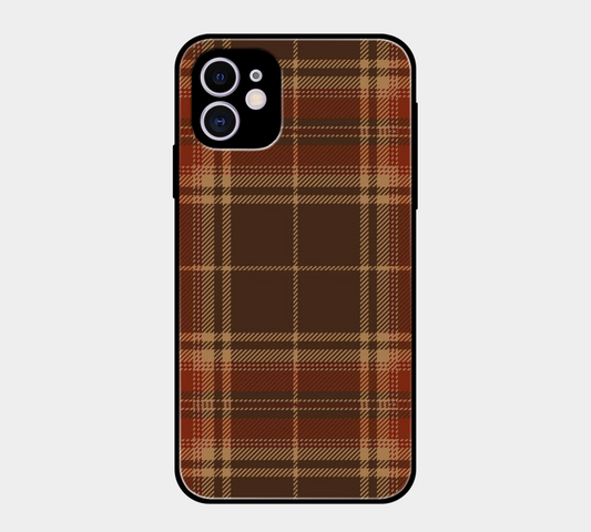 Coffee Brown Checkboard