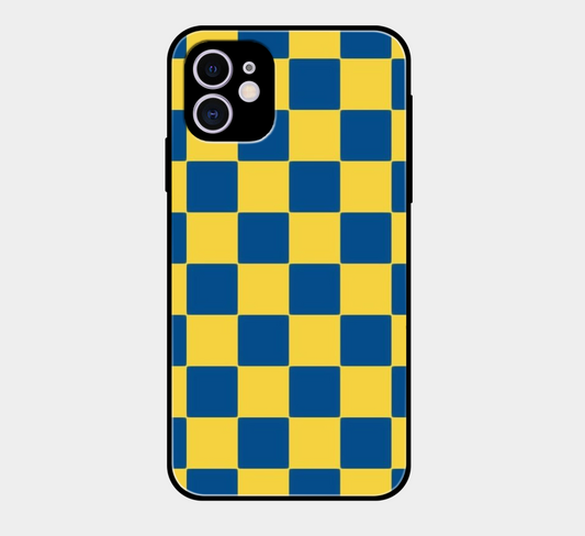 Blue And Yellow Checkbox