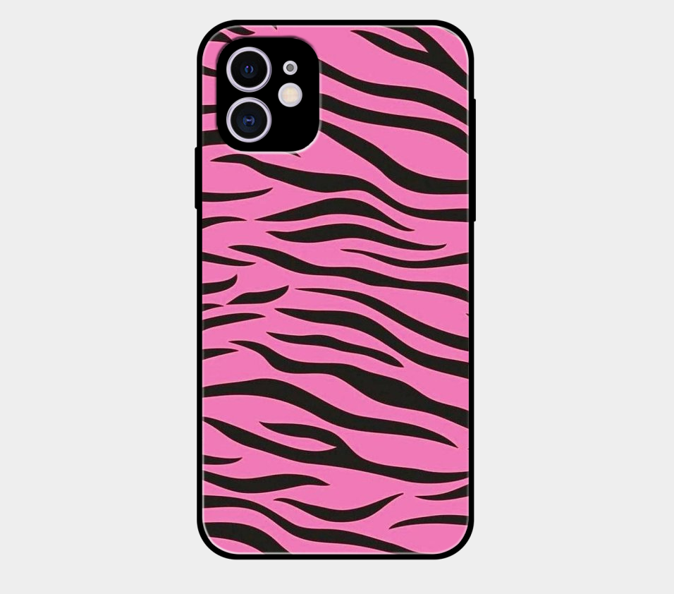 Pink and Black Zebra Pattern