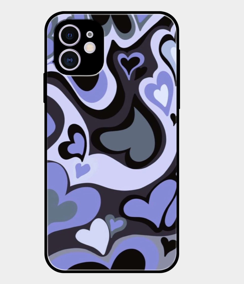 Violet Heart Swirl